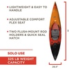 image:imageOld Town Heron 11XT Solo SitInside Recreational Paddle Kayak 11 ftLava