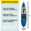 image:imageOld Town Ocean Kayak Malibu Pedal Solo SitonTop Recreational Pedal Kayak 12 ftHorizon