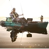 image:imageOld Town Sportsman 106 Powered by Minn Kota Solo SitonTop Fishing Motorized Kayak with Minn Kota Motor 10 ft 6 inEmber Camo