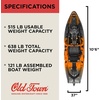 image:imageOld Town Sportsman 106 Powered by Minn Kota Solo SitonTop Fishing Motorized Kayak with Minn Kota Motor 10 ft 6 inEmber Camo