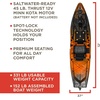 image:imageOld Town Sportsman AutoPilot 120 Solo SitonTop Fishing Motorized Kayak with Minn Kota Motor 12 ftEmber Camo