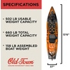 image:imageOld Town Sportsman AutoPilot 136 Solo SitonTop Fishing Motorized Kayak with Minn Kota Motor 13 ft 6 inEmber Camo