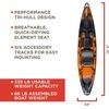 image:imageOld Town Sportsman BigWater 132 Solo SitonTop Fishing Paddle Kayak 13 ft 204 inEmber Camo