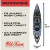 image:imageOld Town Sportsman BigWater PDL 132 Solo SitonTop Fishing Pedal Kayak 13 ft 204 inSteel Camo