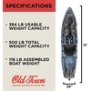 image:imageOld Town Sportsman PDL 120 Solo SitonTop Fishing Pedal Kayak 12 ftSteel Camo