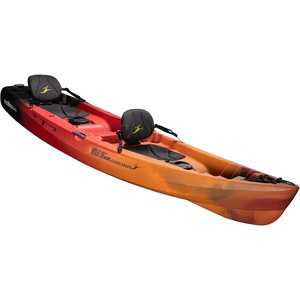 image:imageOld Town Ocean Kayak Malibu Two 2 Person SitonTop Recreational Paddle Kayak 12 ftLava