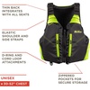 image:imageOld Town Canoes amp Kayaks Riverstream Unisex PFD  Life JacketBlackHi Vis Yellow