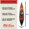 image:imageOld Town Loon 126 Solo SitInside Recreational Paddle Kayak 12 ft 6 inLava