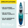 image:imageOld Town Ocean Kayak Malibu Two XL 2 Person SitonTop Recreational Paddle Kayak 13 ft 396 inHorizon