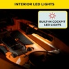 image:imageOld Town Ocean Kayak Sonata 106 MK Solo SitonTop Recreational Motorized Kayak with Minn Kota Motor LED Lighting and Marine Speakers 10 ft 6 inLava