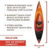 image:imageOld Town Sorrento 106sk Solo SitInside Recreational Paddle Kayak 10 ft 3 inLava