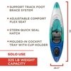 image:imageOld Town Vapor 10XT Solo SitInside Recreational Paddle Kayak 10 ftHorizon