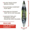 image:imageOld Town Vapor 12 Angler Solo SitInside Fishing Paddle Kayak 12 ft First Light