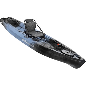 image:imageOld Town Sportsman 120 Solo SitonTop Fishing Paddle Kayak 12 ftSteel Camo