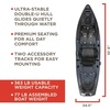 image:imageOld Town Sportsman 106 Solo SitonTop Fishing Paddle Kayak 10 ft 6 inSteel Camo